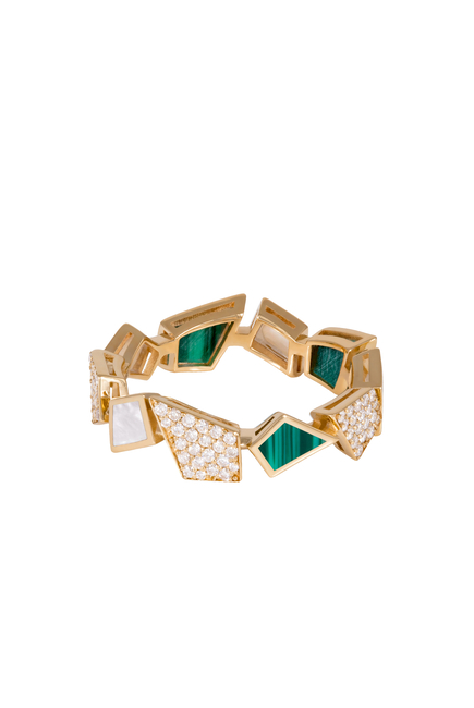The Fragments Band, 18K Gold & Diamonds